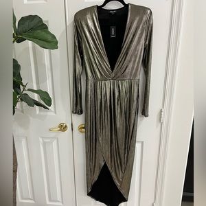 Metallic dress by EXPRESS